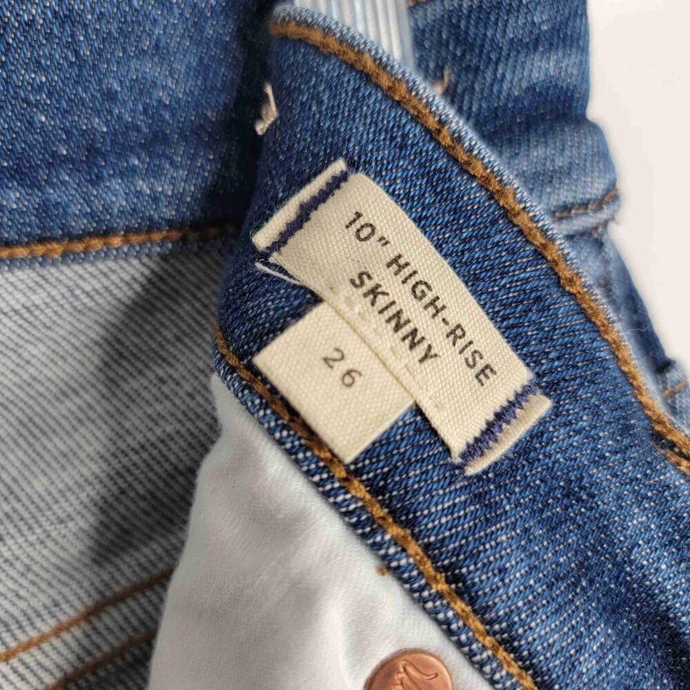 NWT Madewell DM568 Blue High Rise Womens Jeans Size 26 - Picture 8 of 9
